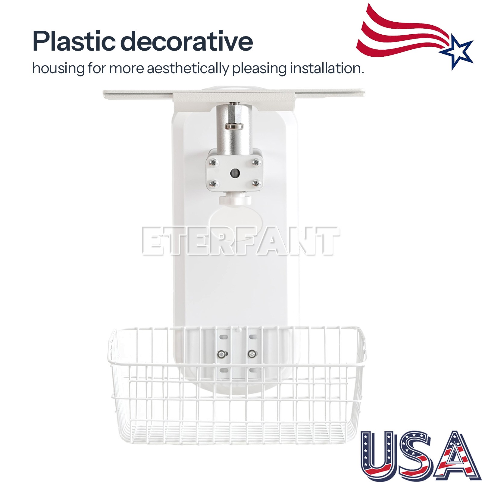 Wall Mount Bracket with Screw Holes/Medical Trolley Cart for Patient Monitor
