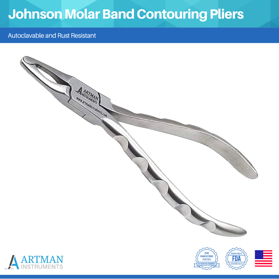 Johnson Orthodontic Molar Band Contouring Pliers ARTMAN