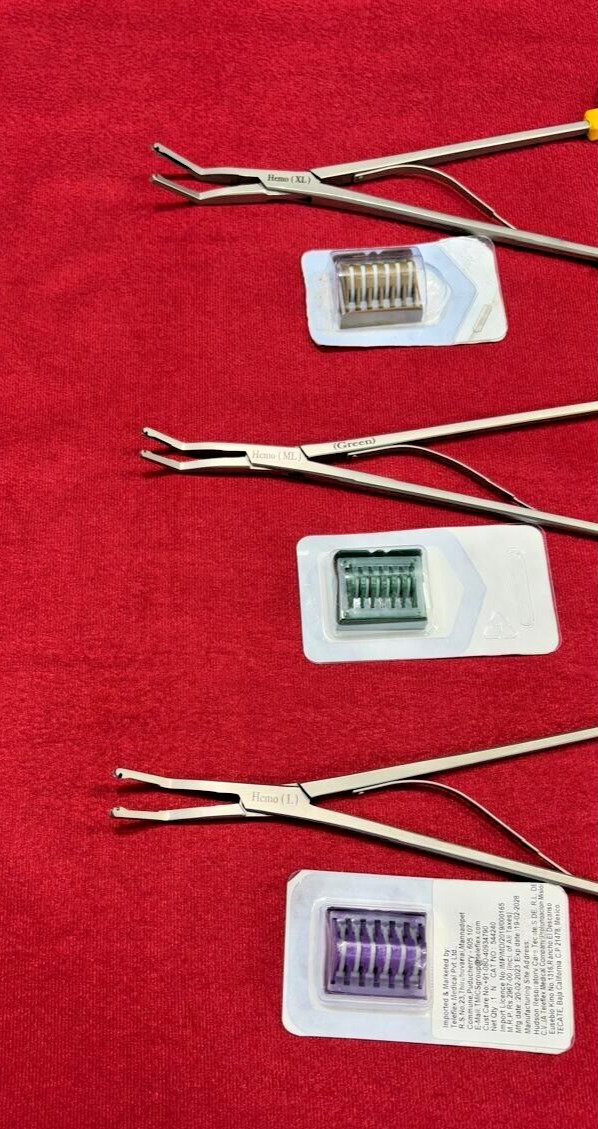 Open Surgery Hem-o-Lok Appliers with Cartridge Reusable Instruments – 3 Set