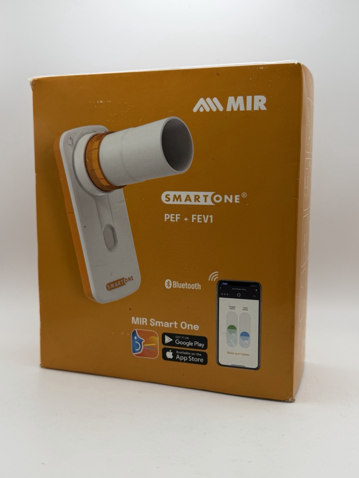MIR 911102 Smart ONE | Personal Pocket Spirometer | Peak Flow (PEF) and FEV1