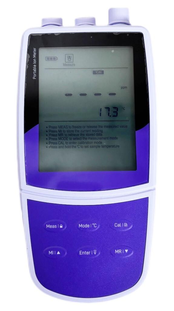 Digital Cadmium Ion Meter Cd Ion Meter with Range 0.1~11200ppm Standard Solution