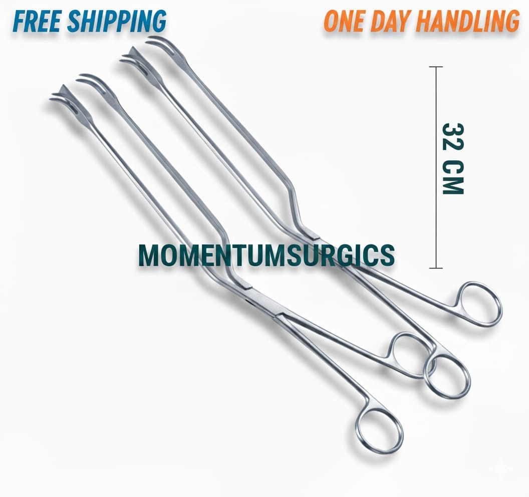 Lockwood Abdominal Flap Demarcator Forceps 32cm 2-Pcs Free shipping from GA USA