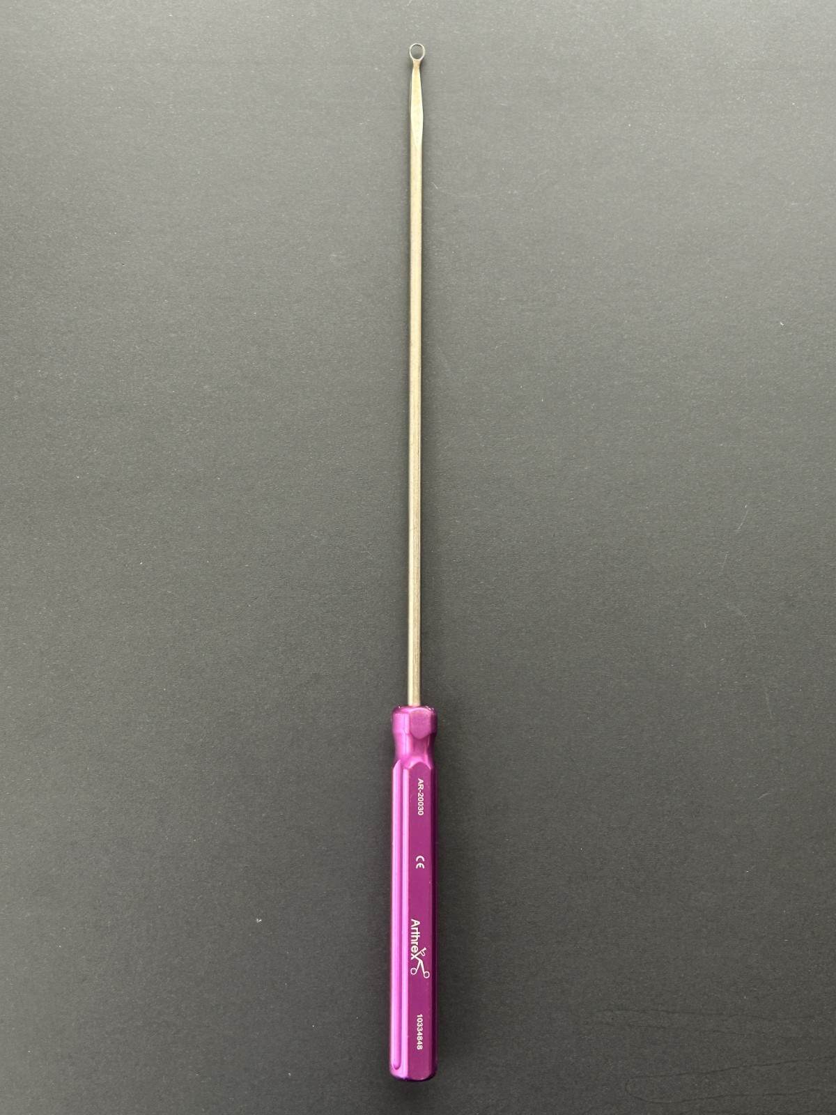 Arthrex AR-20030 Curette, One Side Cut, 5.4 mm Ring, 220 mm