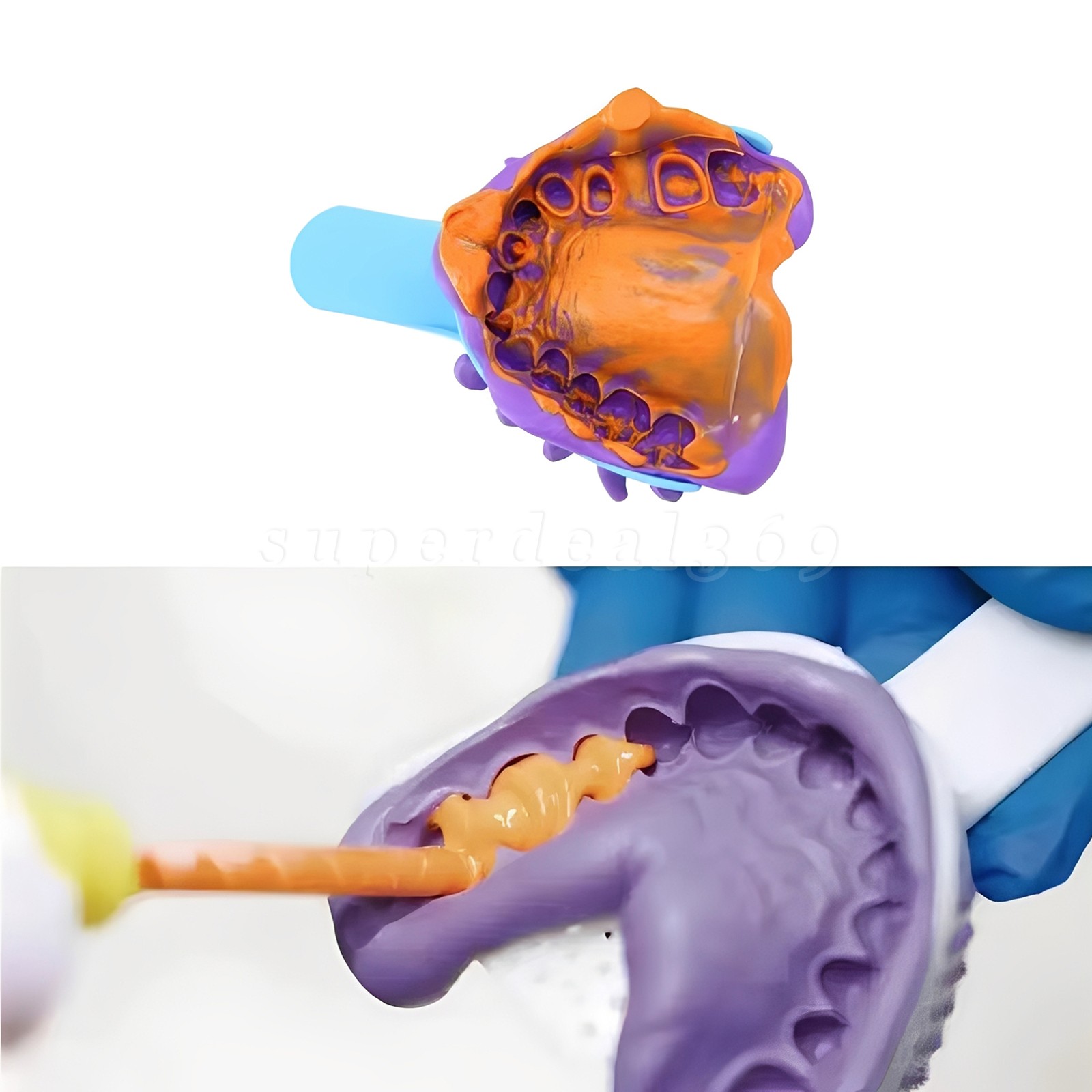 Dental VPS Impression Material Light Body Silicone Rubber Putty Soft 25+25mm PVS