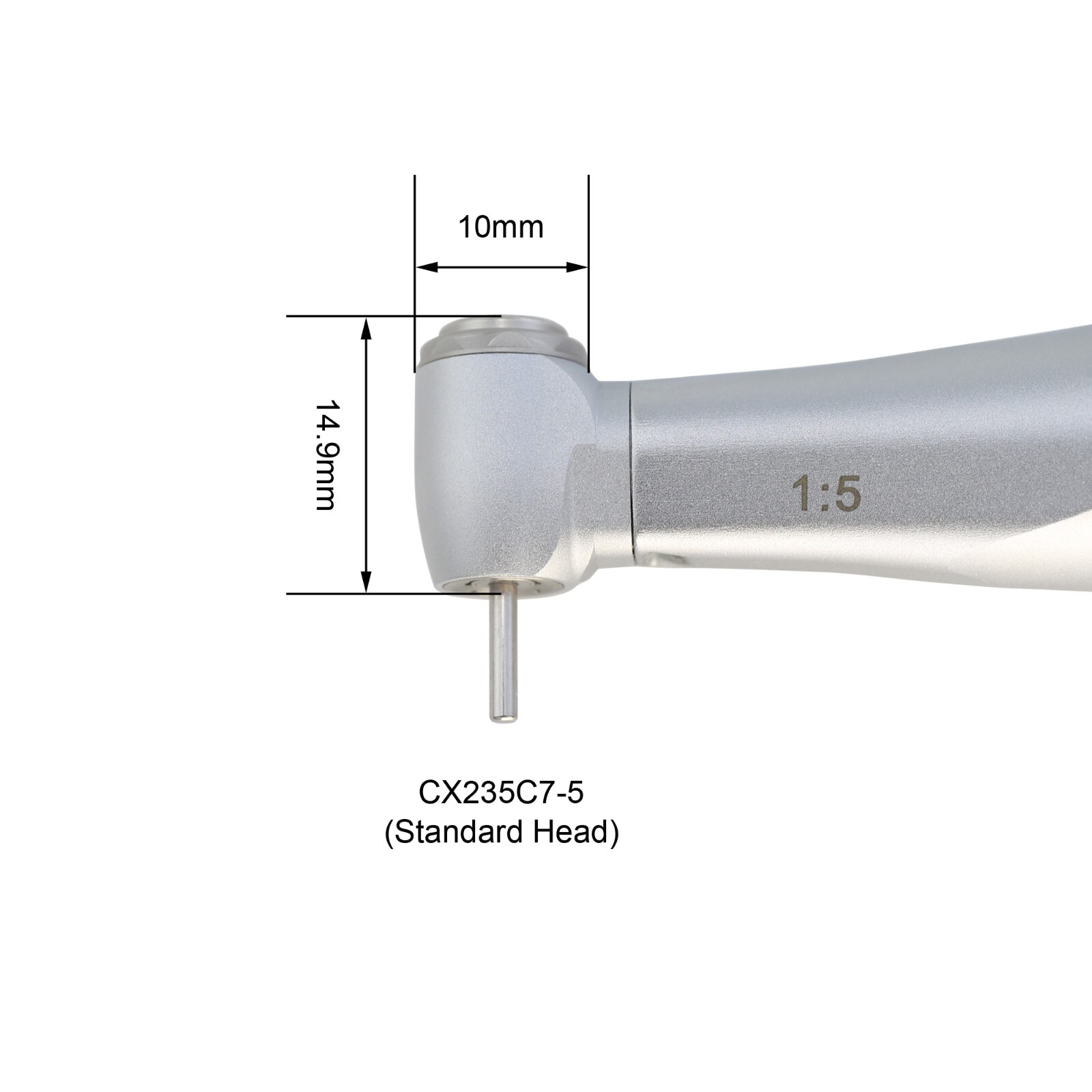 Dental 1:5 Electric Handpiece LED Fiber Optic Contra Angle Ti-MAX NSK Z95L X95L