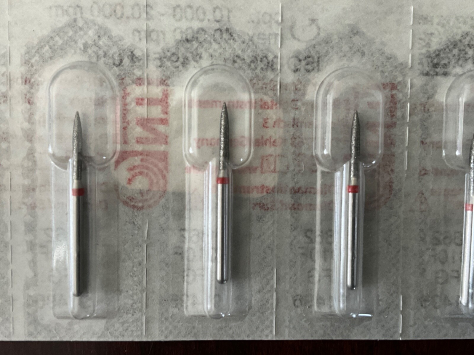 NTI KERR AXIS Dental Diamond Burs 862-010F 5/pk Flame Fine Grit FG