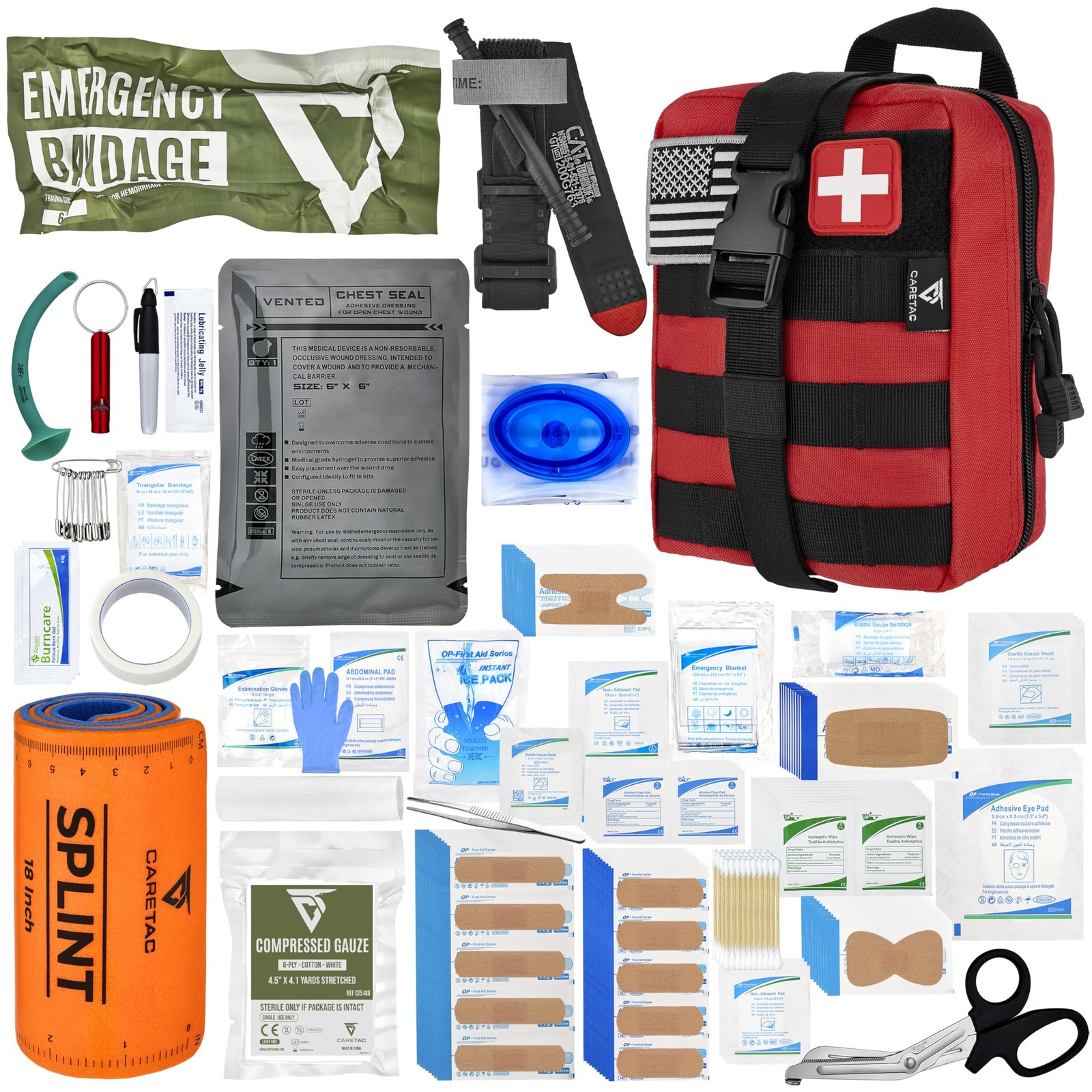 Caretac Ifak Aid Kit Cat Gen 7 Tactical Medical Kit Includes Israeli Bandage