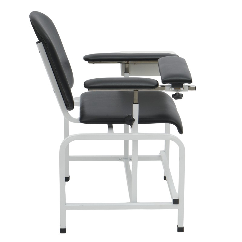 Phlebotomy Chair with Storage Drawer Comfort Pad Multifunctional Chair Black