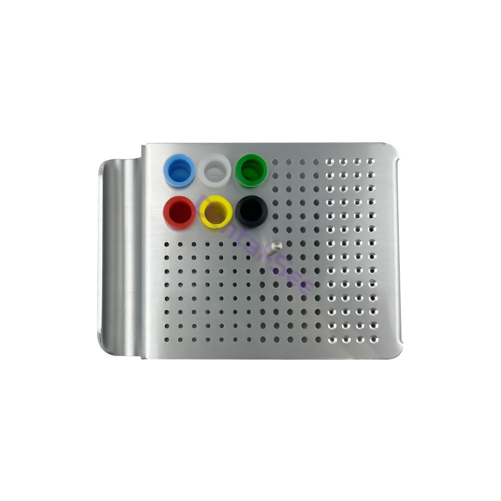 180 Holes Dental Endo FG Bur Holder Box Autoclave Disinfection Case