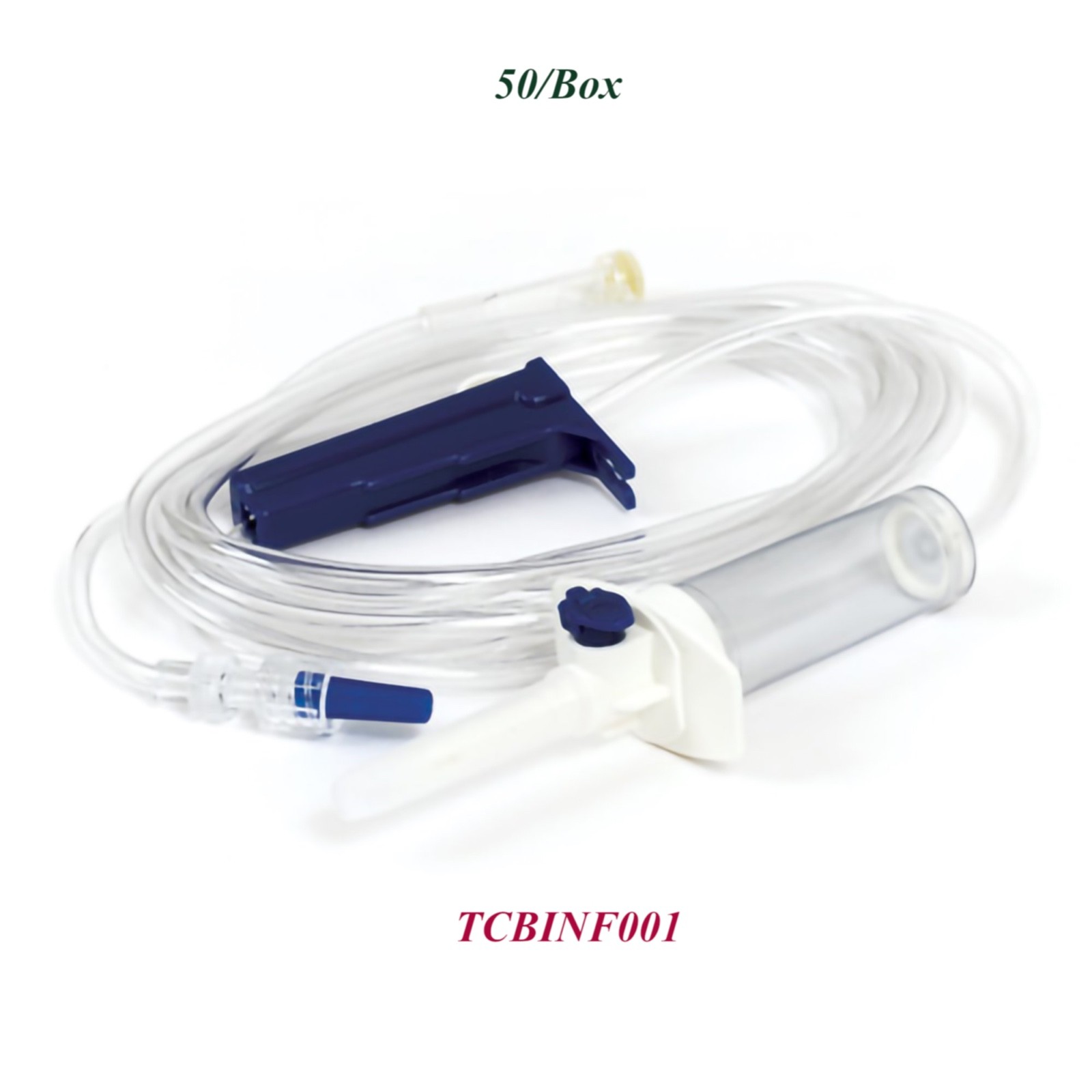 Primary IV Admi Set TrueCare Gravity 1 Port 20 Drop/ mL Drip Rate 50/Box