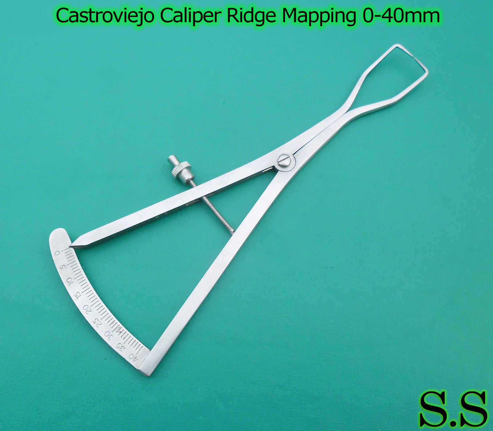 Castroviejo Caliper Ridge Mapping 0-40mm Dental Impalnt
