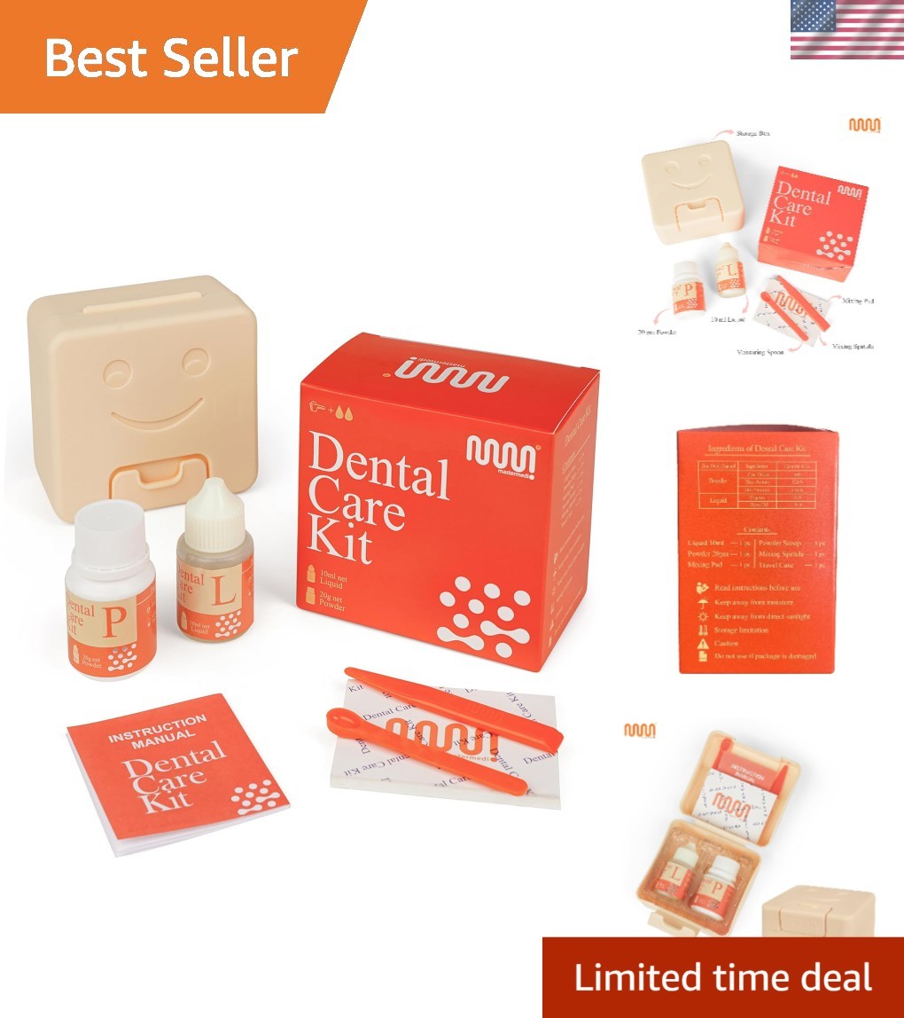 Comprehensive Tooth Filling Kit – Zinc Oxide Eugenol for Quick Cosmetic Repairs