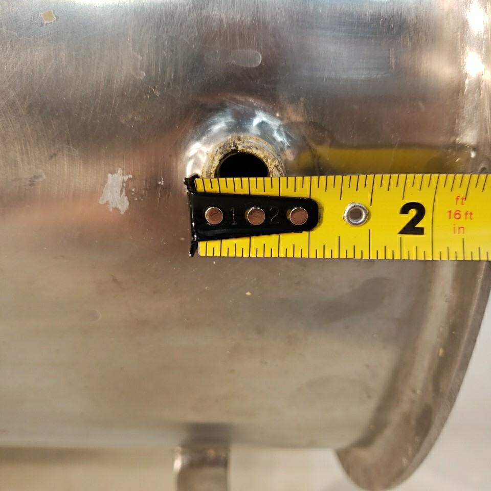 Stainless Steel Positive Pressure Chamber Cylinder Horizontal Custom Stand 12″ D
