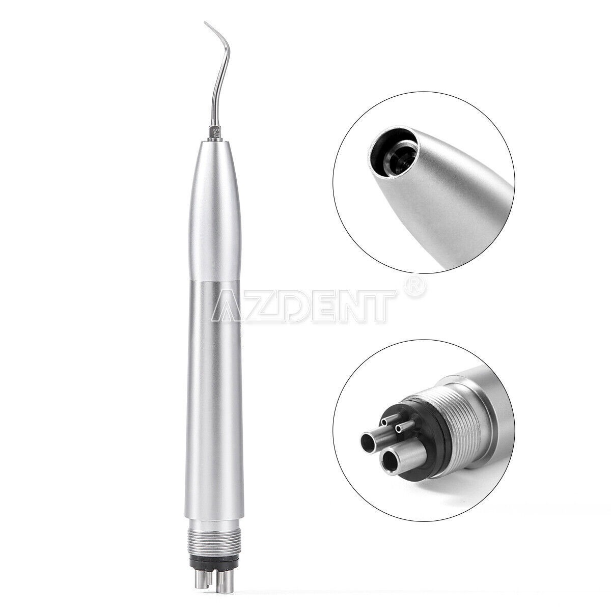 Kavo Style Dental Air Scaler Handpiece Sonic Scaler Cleaner 2/4Holes w/3pcs Tips