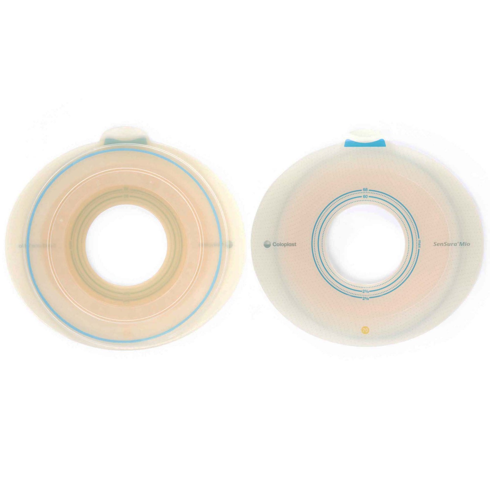 Coloplast SenSura Mio Flex Ostomy Barrier, 40 mm Stoma Opening, Red Color Match