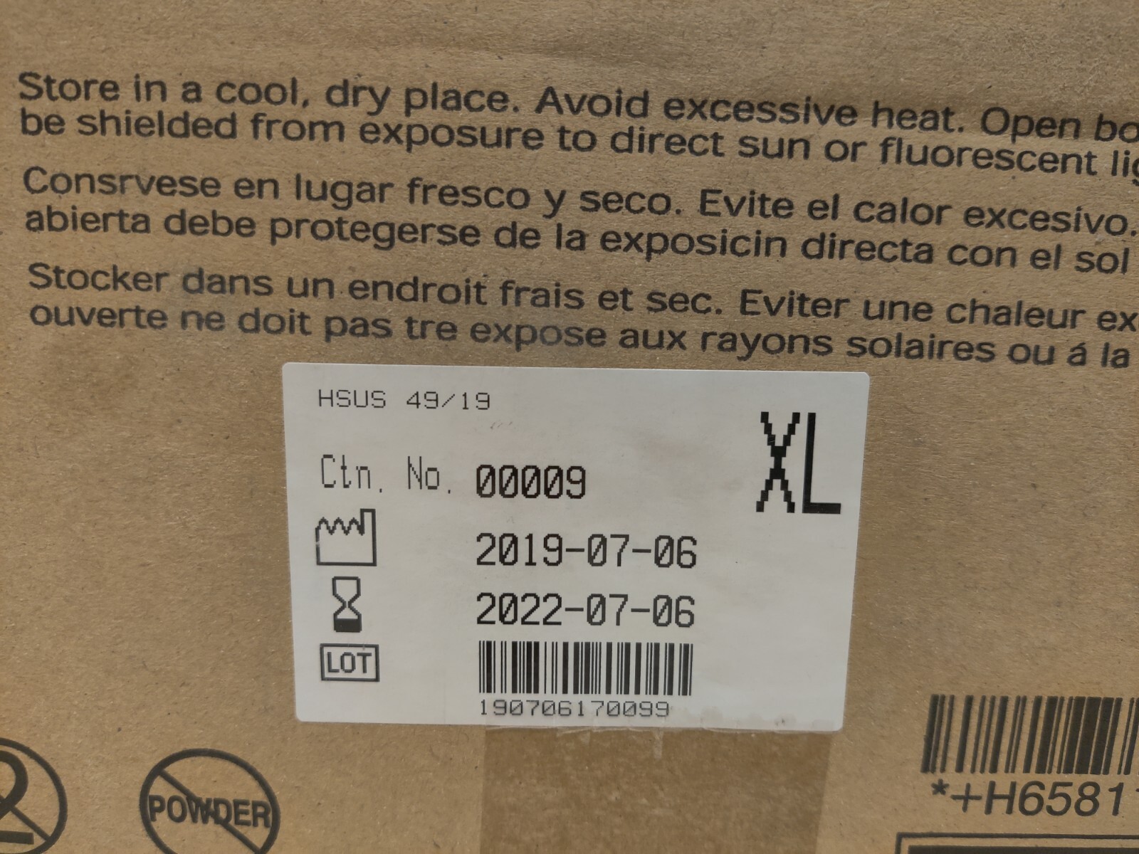 1 Case Henry Schein Criterion COATS Powder Free Nitrile Exam Glove Size XL 200Ct