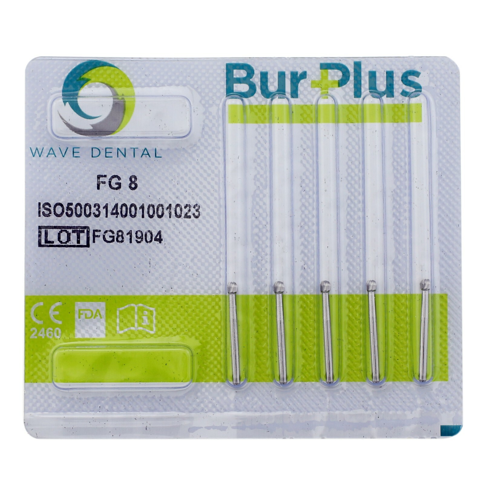 Wave Dental Round Carbide Bur FG 1/4 1/2 2 3 4 5 6 7 8 Friction Grip Drill Bits