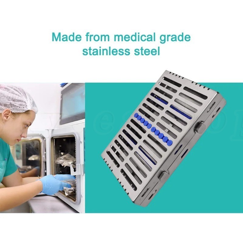 Dental Sterilization Rack Surgical Autoclavable Sterilization Disinfection Box