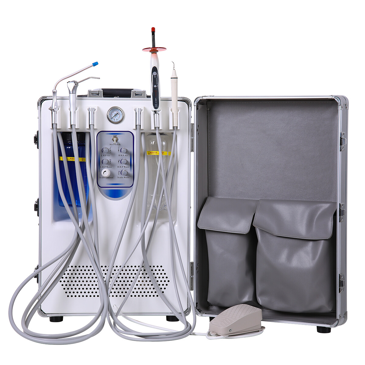Dental Portable Delivery Unit With Curing Light Ultrasonic Scaler / Dental Chair