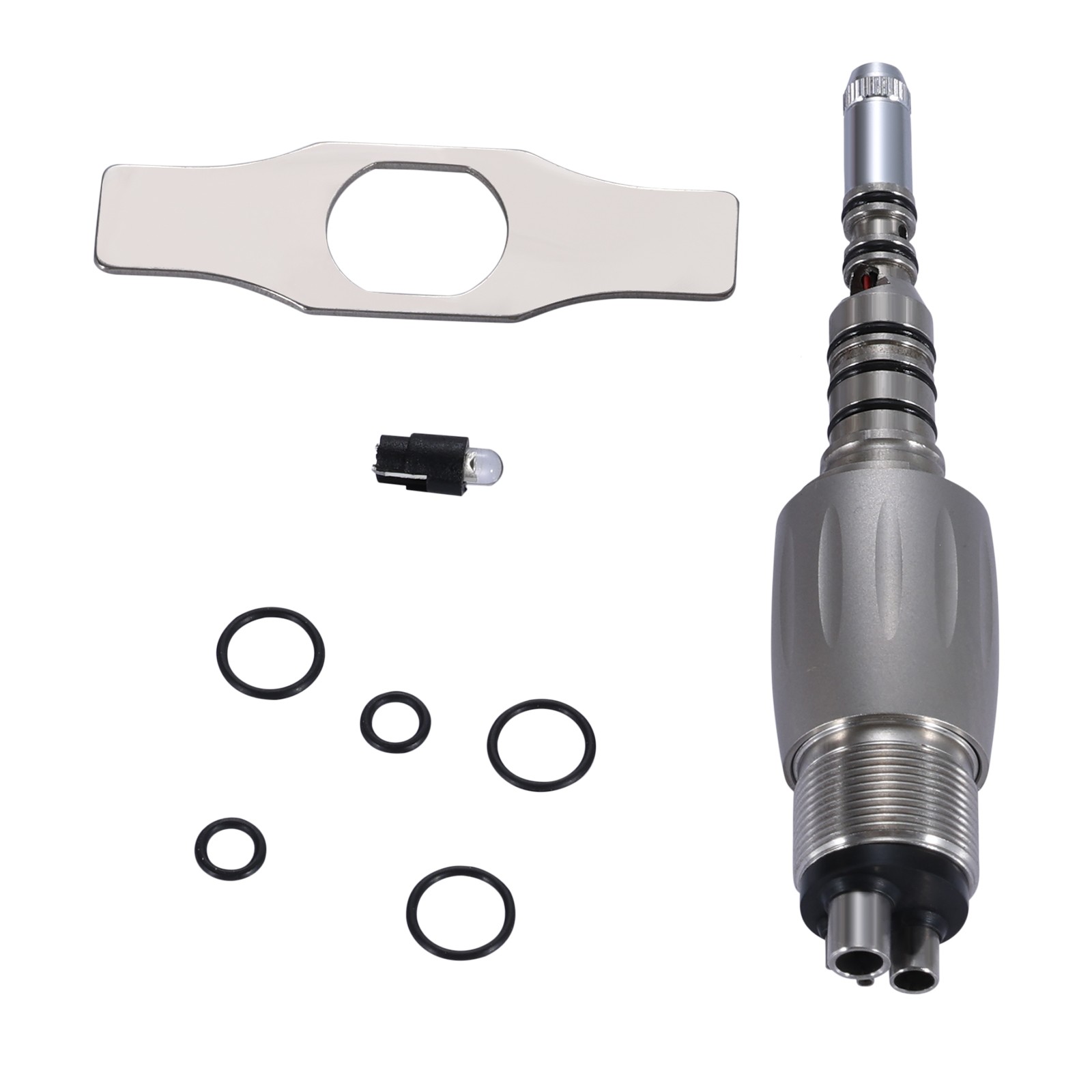 YD6 Torque Dental Fiber Optic Handpiece LED Turbine 4H Quick Coupler NEW