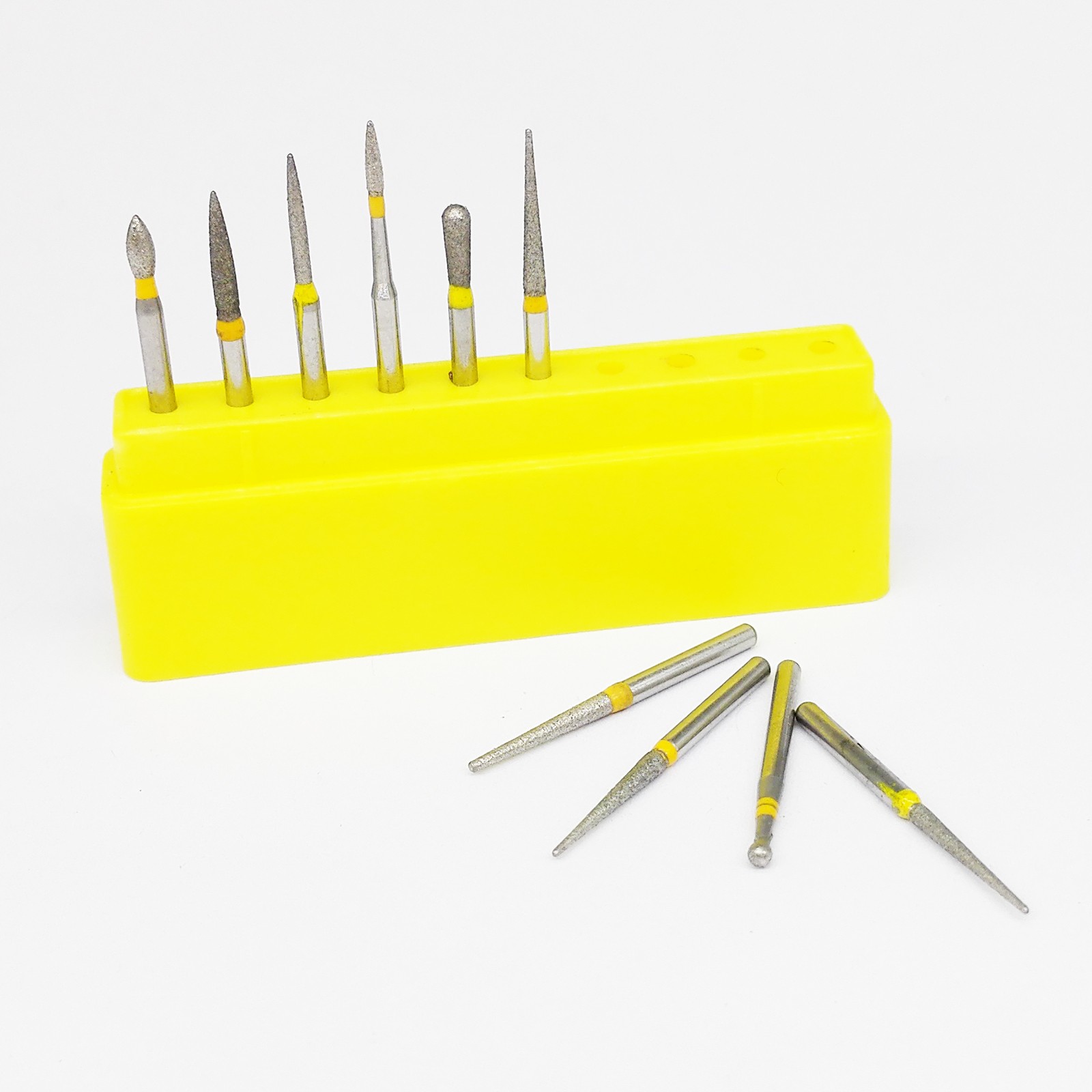 10Pcs/Box Dental FG Diamond Burs Composite Polishing for High Speed Handpiece