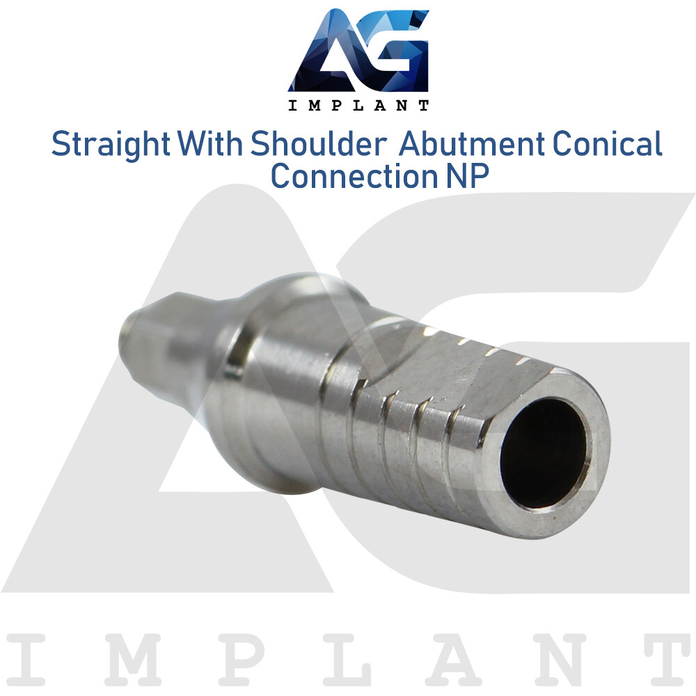 10 Straight Shoulder Prosthetic Conical Connection NP Titanium 2.25mm