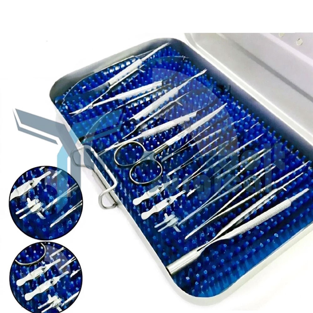 New Micro Hand Surgery Instrument Set Stainless Steel Surgical Kit With Case
