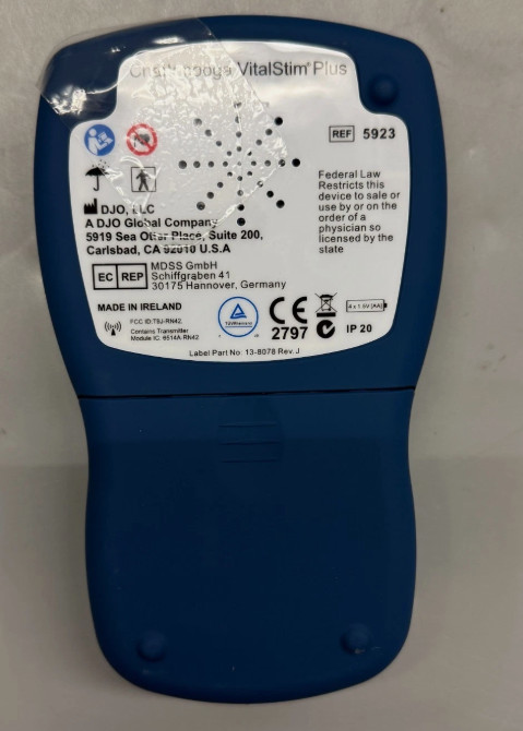 NEW CHATTANOOGA VITALSTIM PLUS ELECTROTHERAPY AND SEMG BIOFEEDBACK SYSTEM 5923-3