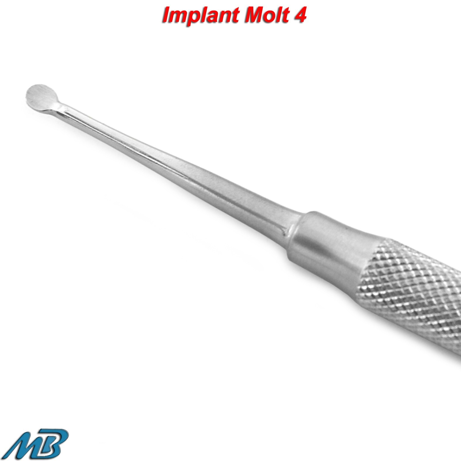 Dental Periosteal Elevator Molt #4 Bone Curette Double Ended Implant Surgical CE