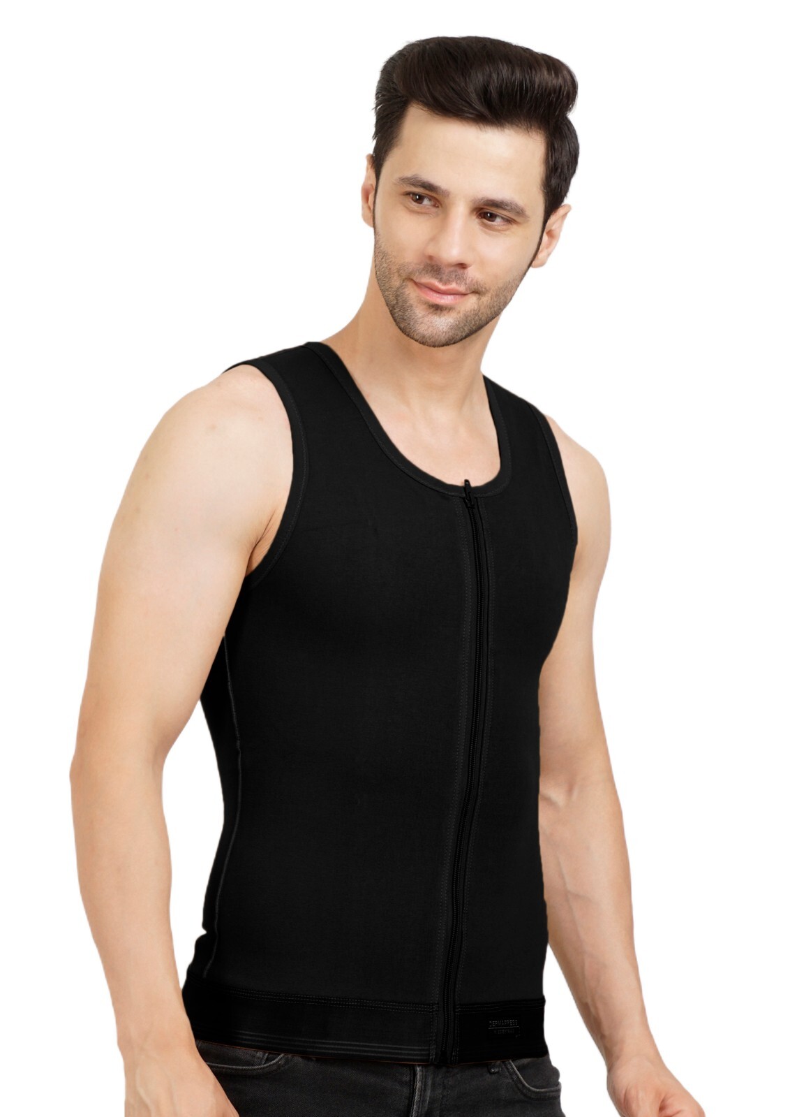 Gynecomastia & Liposuction Compression Full Vest | Moderate Compression | Cotton
