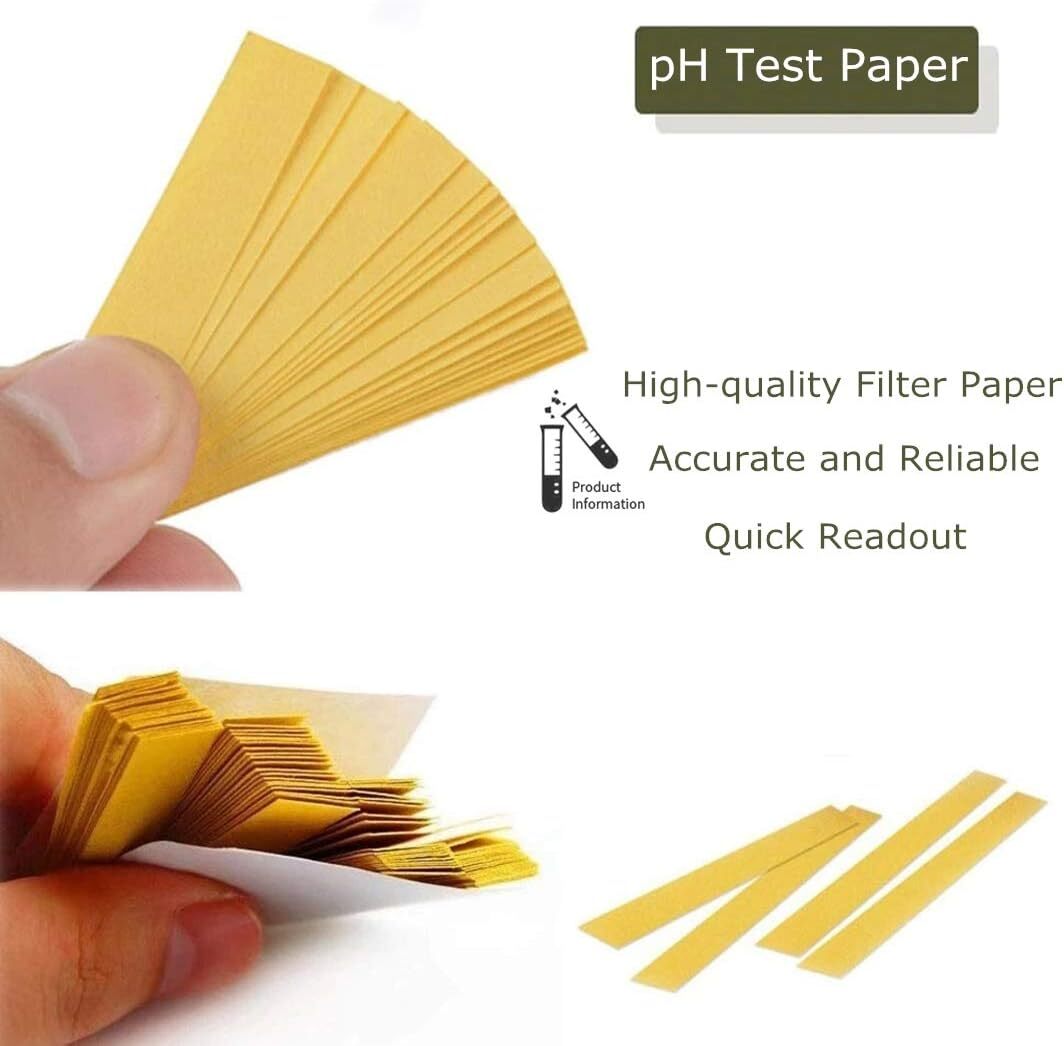 800X pH Indicator Test Strips 1-14 Laboratory Paper Litmus Tester Urine Saliva