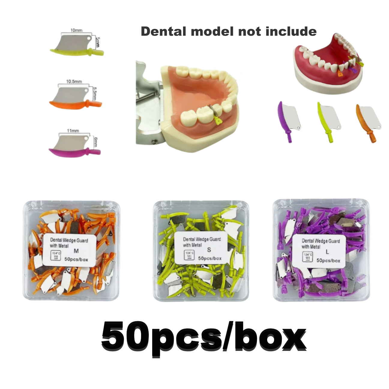 Dental Fender Interproximal Wedge Matrix Blade Guard Matrix Steel L/M/S 134°C