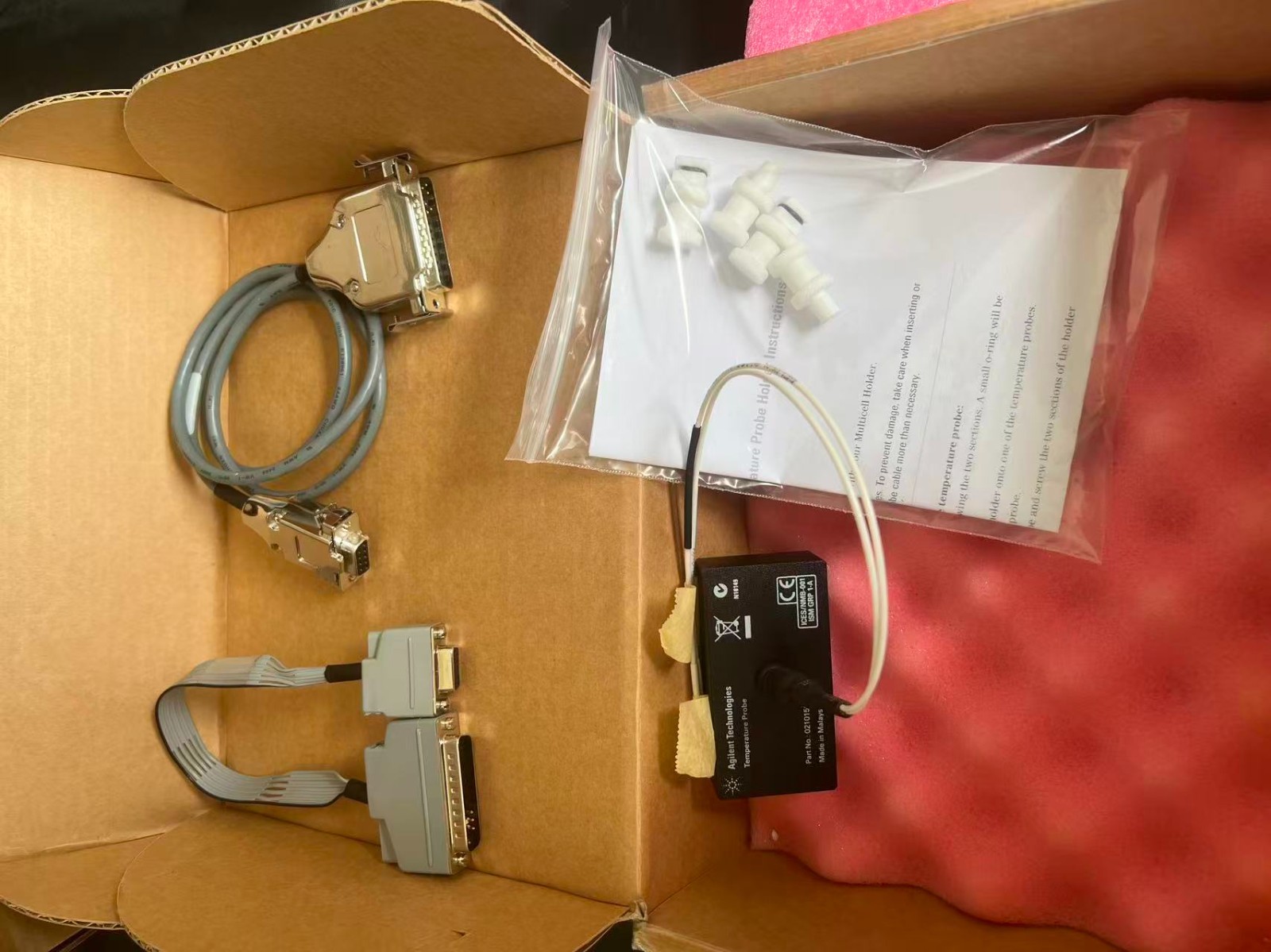 Agilent Cary temperature Probe series II 10040800 Made in Malaysia