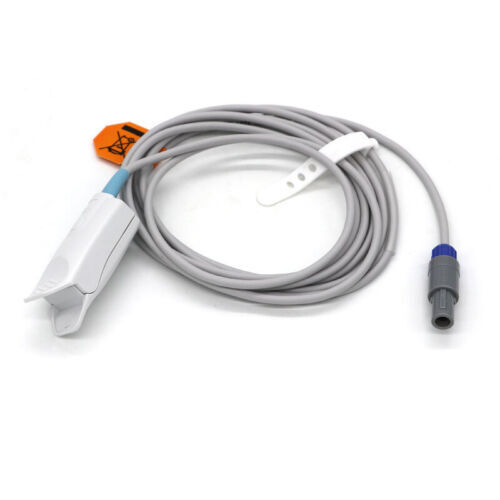 2PC Adult Finger SpO2 Probe Oxygen Sensor Fit For CONTEC Patient Monitor CMS8000