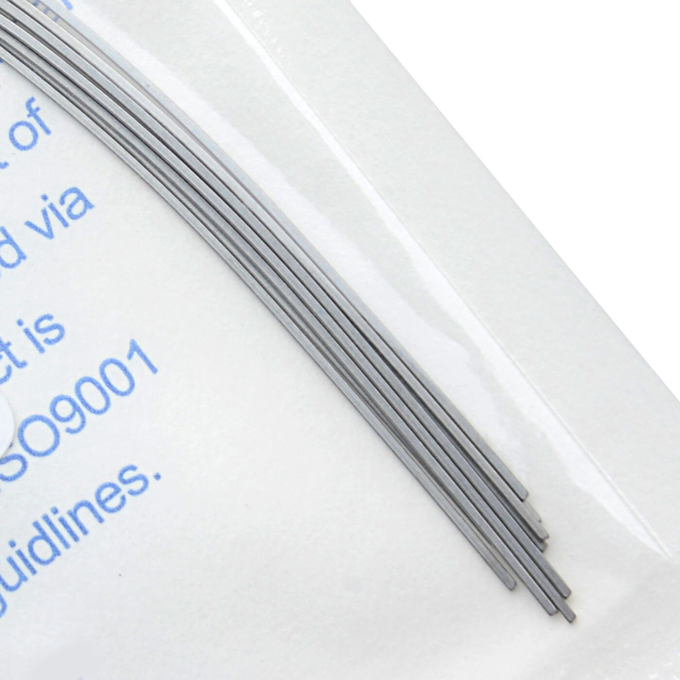 100Pcs Dental Orthodontic Niti Arch Wire Rectangular Super Elastic natural form