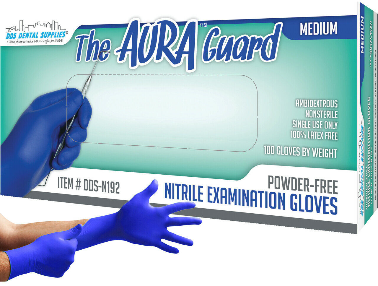 DDS Dental AURA Guard Nitrile Gloves