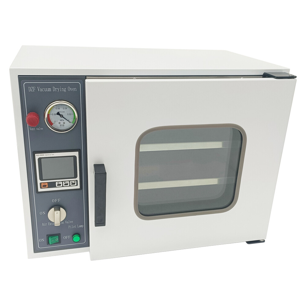 0.9 Cu Ft Digital Vacuum Drying Oven Temperature Control Double Layer Shelves