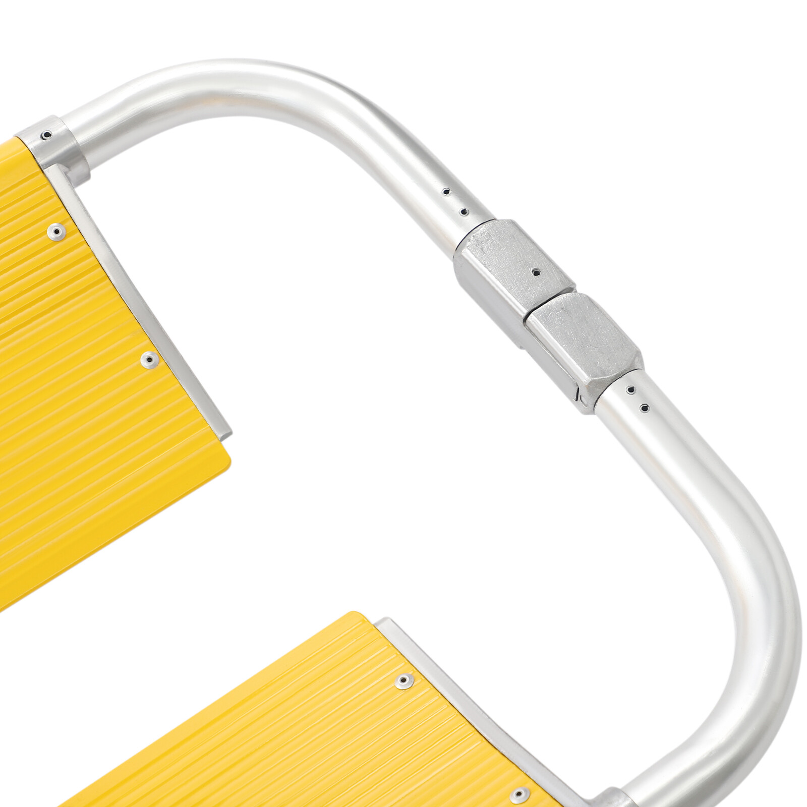 Foldable 47.24*17.32*3.15in Yellow Aluminum& Nylon Transport Medical Stretcher