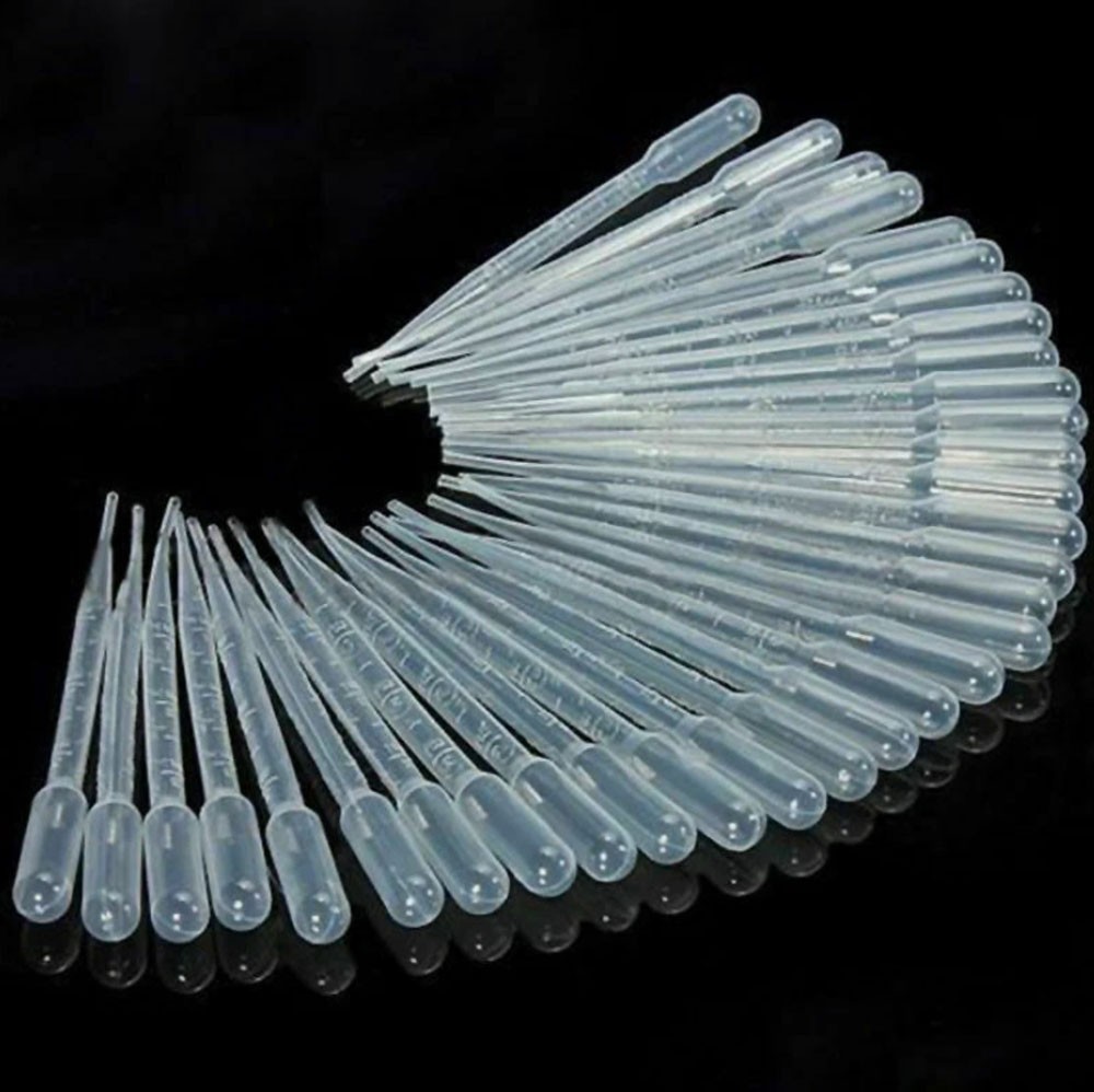 100-1000X 0.2ml Disposable Polyethylene Eye Dropper Transfer Graduated Pipettes