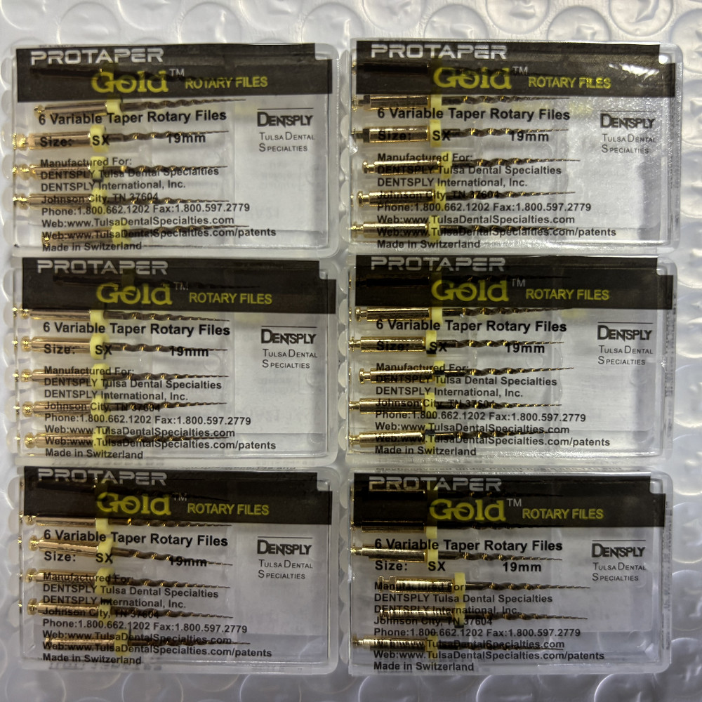 Dentsply Protaper Gold Rotary Files F1,F2,F3,S1,S2,SX Tulsa Assorted Endodontics