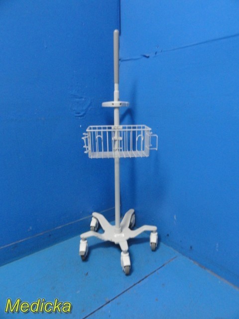 GCX PolyMount Mobile Rolling Equipment Stand Cart w/ Utility Basket ~ 40001