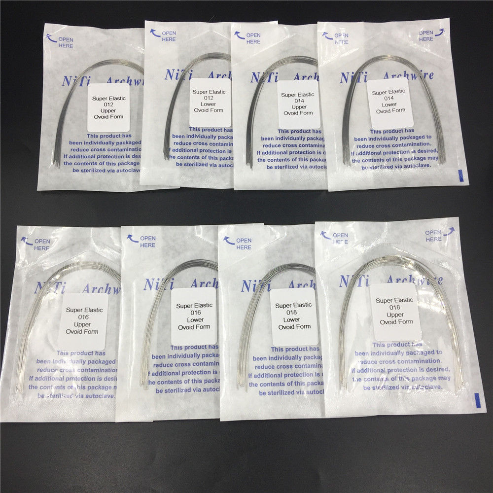 Arcos de Dental Ortodoncia Redondos Niti Arco de Alambre Su Arch Wire Elastic