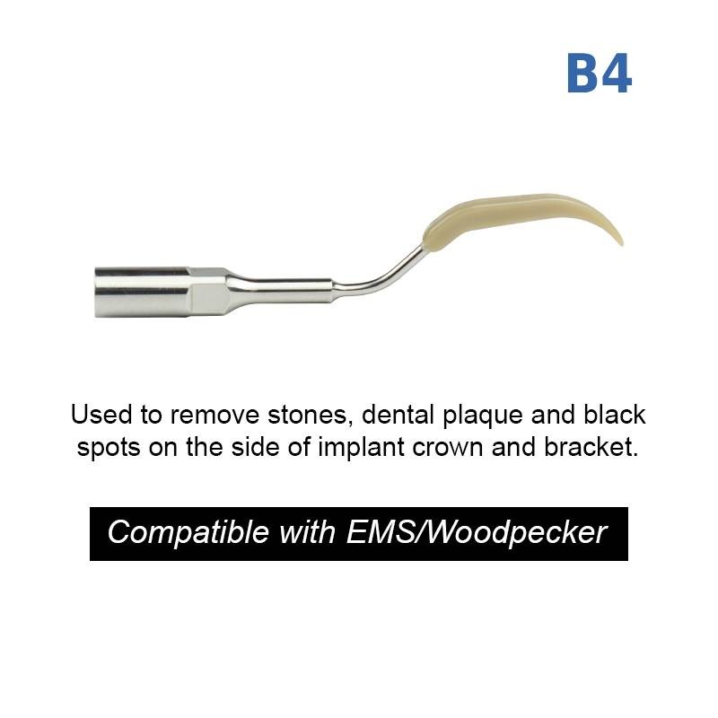 Ultrasonic Dental Scaler Cleaning Implant Tip Orthodontic Fit for EMS Woodpecker