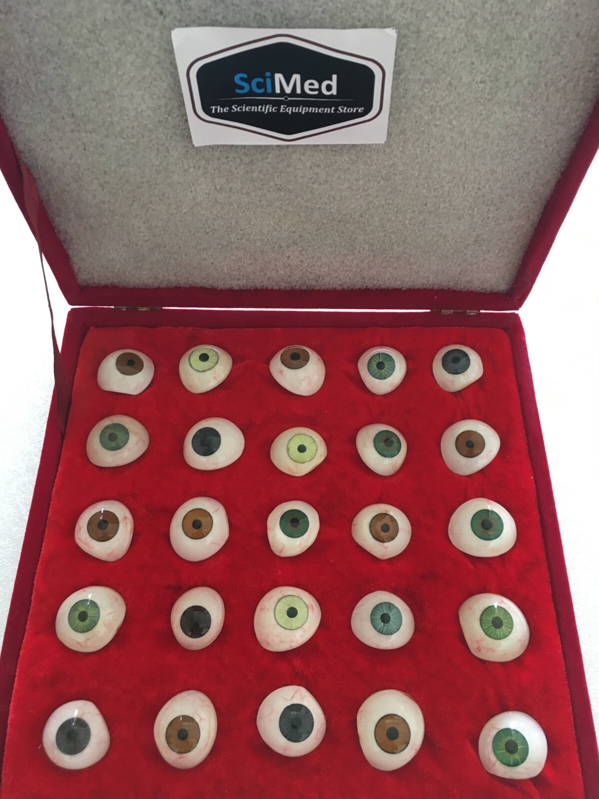 Prosthetic Eye For Human 25 Eye Soft Case Ocular Prosthesis NEW STOCK USA