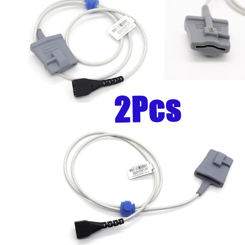2Pcs Fit For Avant 9600 Adult Finger-tip SpO2 Sensor Probe Pulse Oximeter