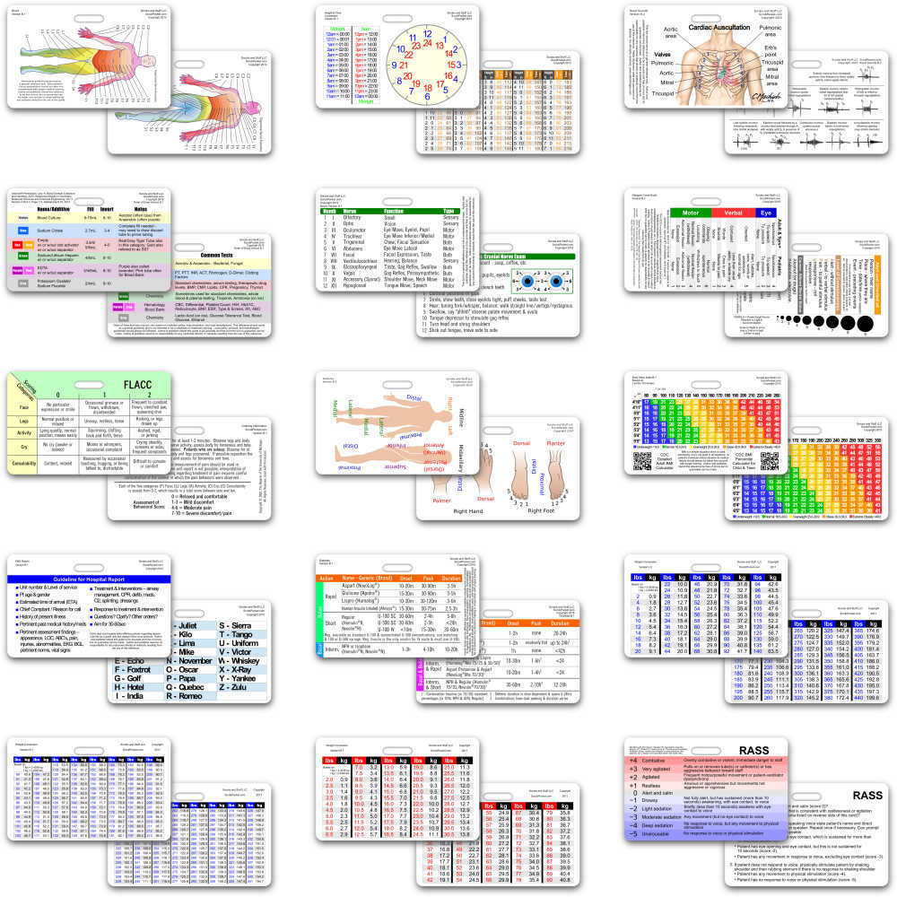 Comprehensive Horizontal Badge Card Set – 30 Cards – Reference Pocket ID Card