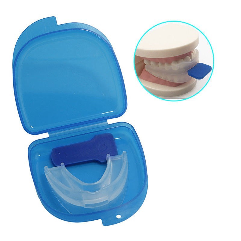 1 Set Stop Snoring Mouthpiece for Sleep Apnea Aid Anti Bruxism Grind Guard