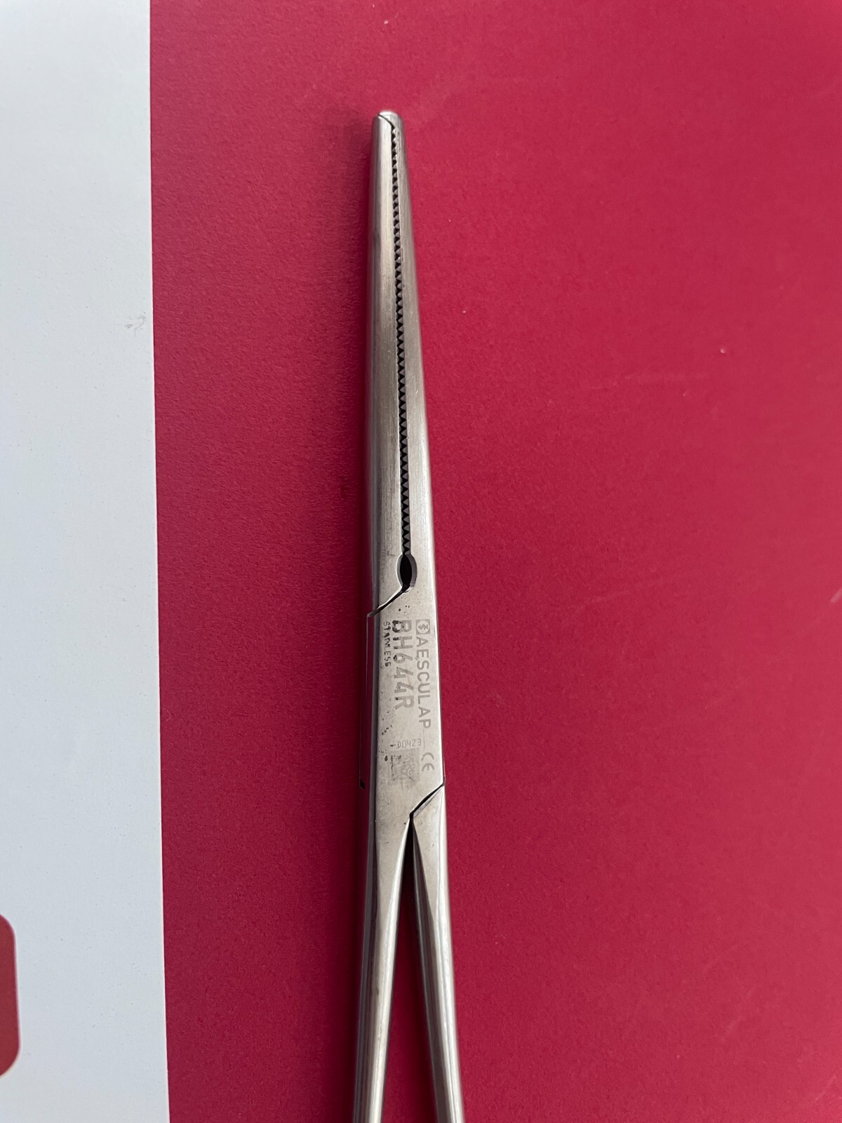 Aesculap KOCHER-OCHSNER Forcep, Straight 7 1/4 inches Ref: BH644R