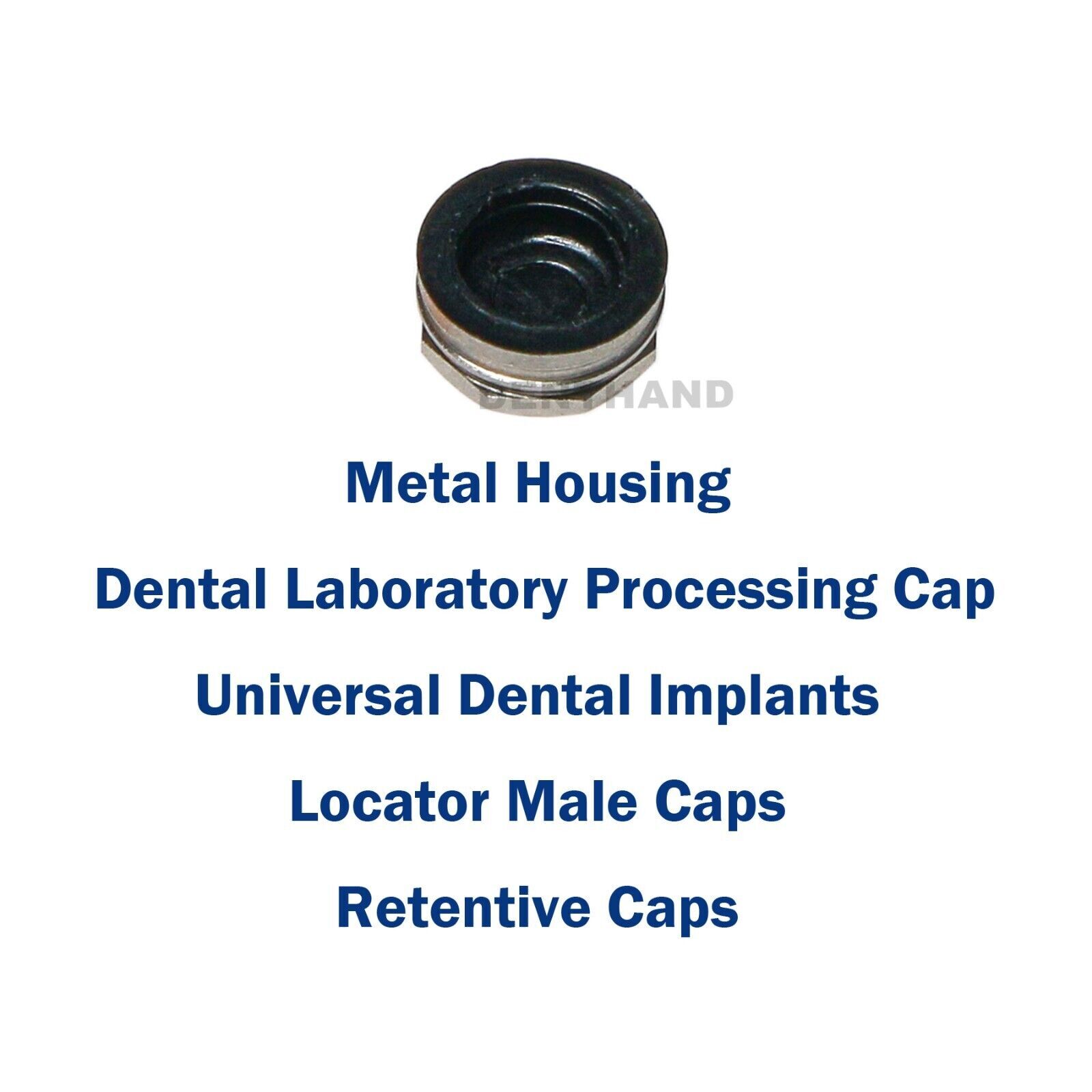 US Dental Universal Implant Retention Caps Metal Housing Set Remove Core Tool