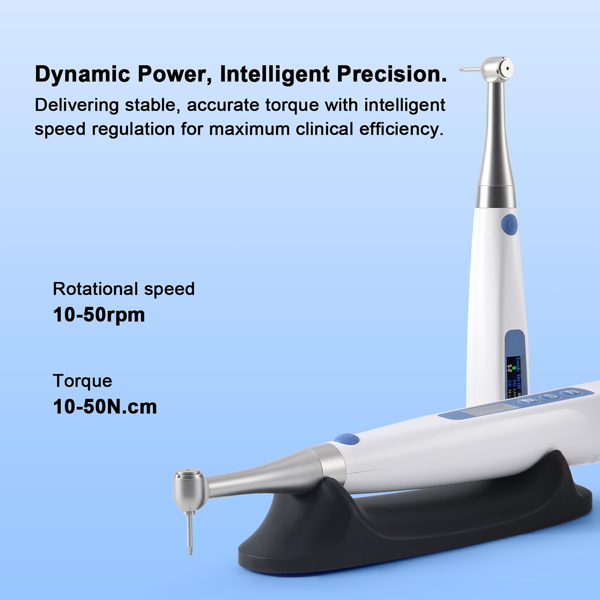 AZDENT Dental Wireless Implant Electric Torque Wrench Handpiece Tool Driver